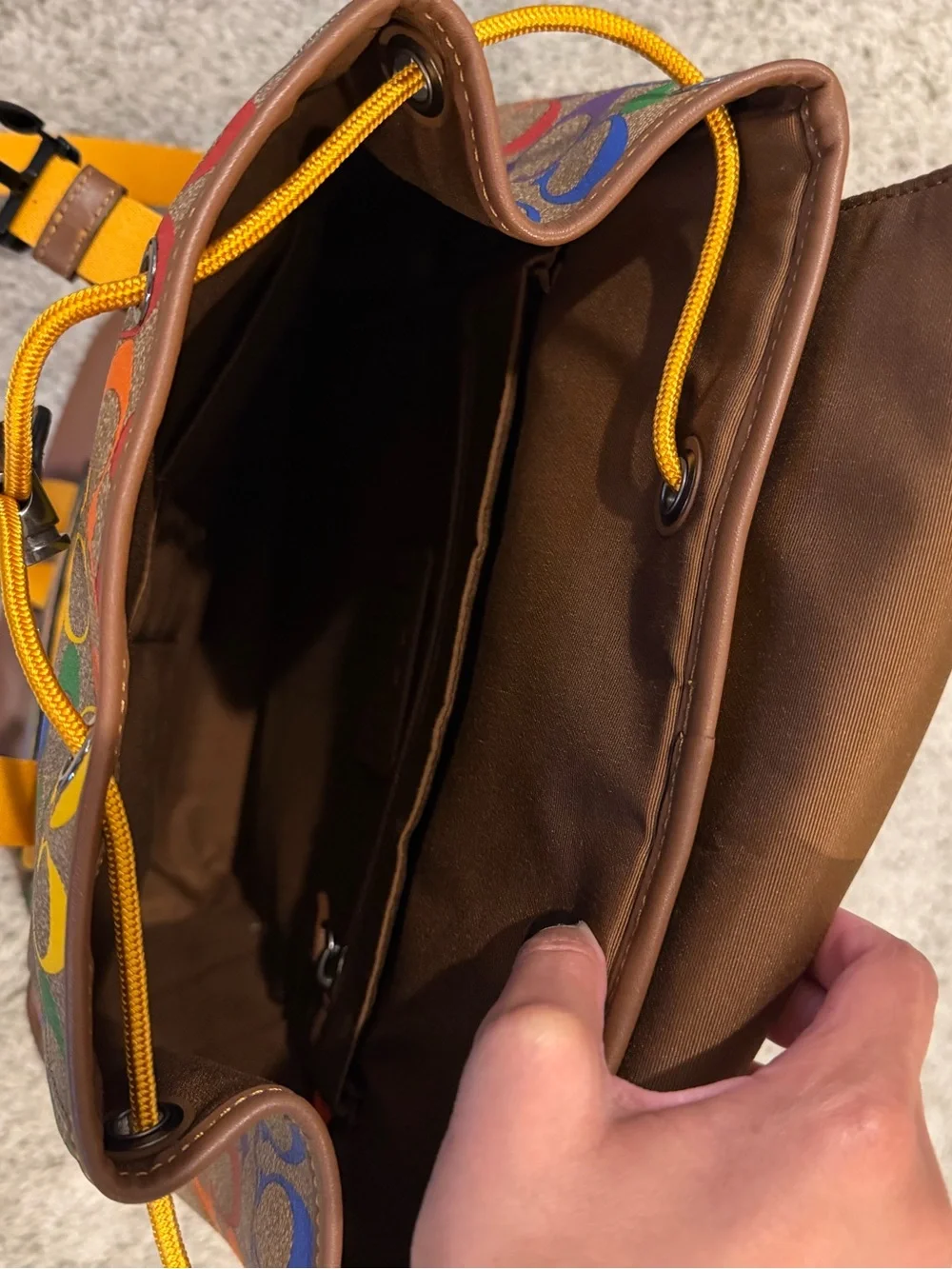 SOLD❗️Coach pride medium backpack (2022) 🌈 - Picture 6 of 6